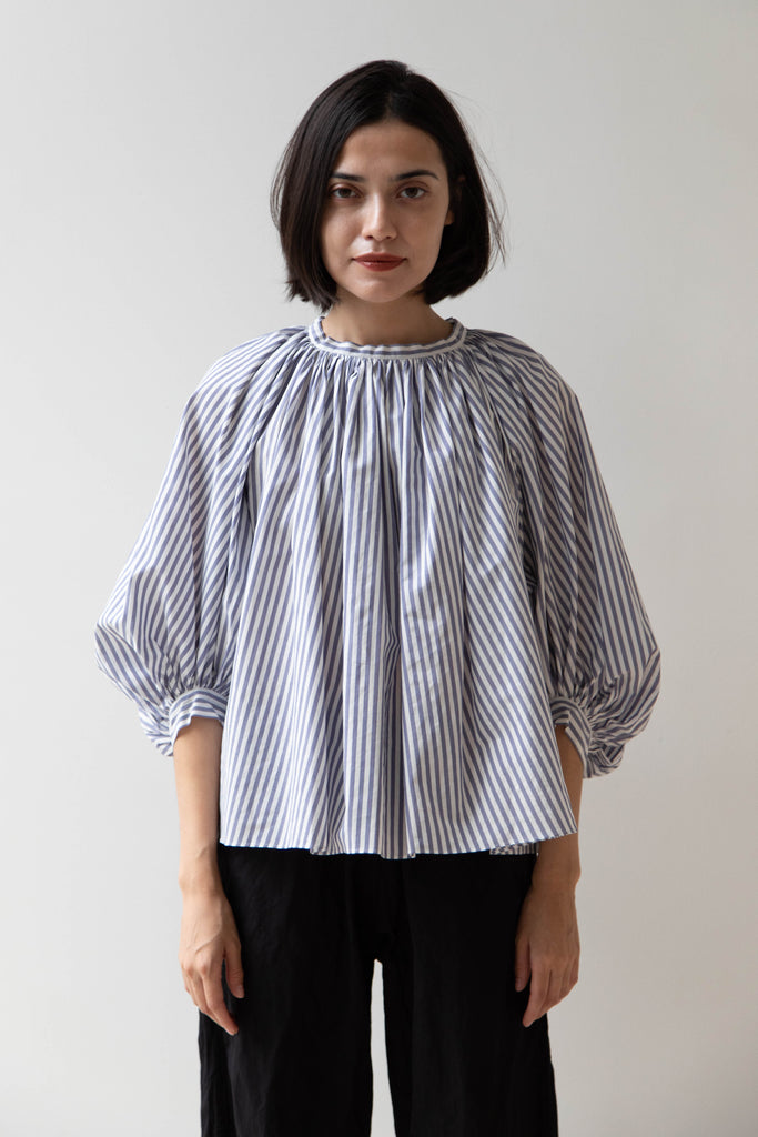 Old Man's Tailor | Gathered Top in Stripes