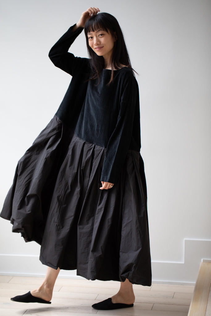 Album di Famiglia | Boatneck Dress in Black