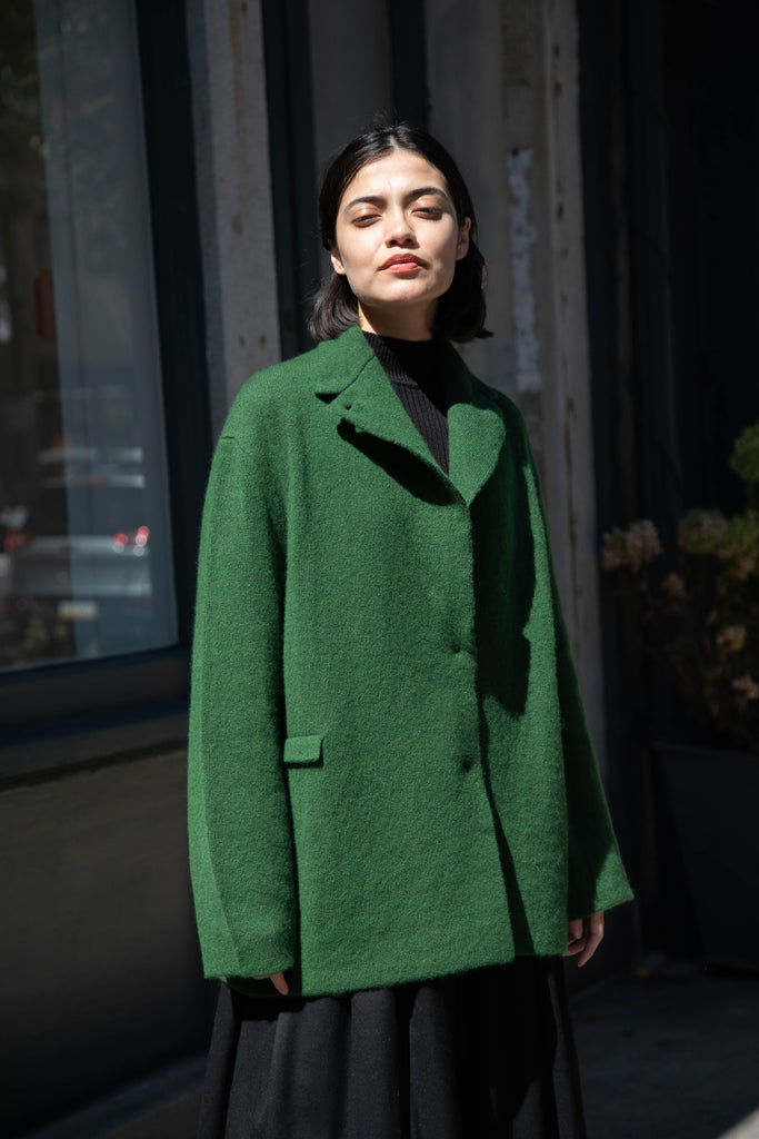Boboutic | Double Passion Short Coat in Green