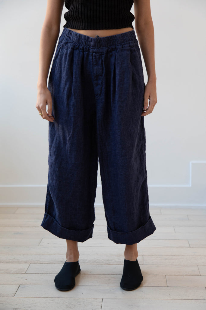 Album di Famiglia | Linen Bragoni in Navy