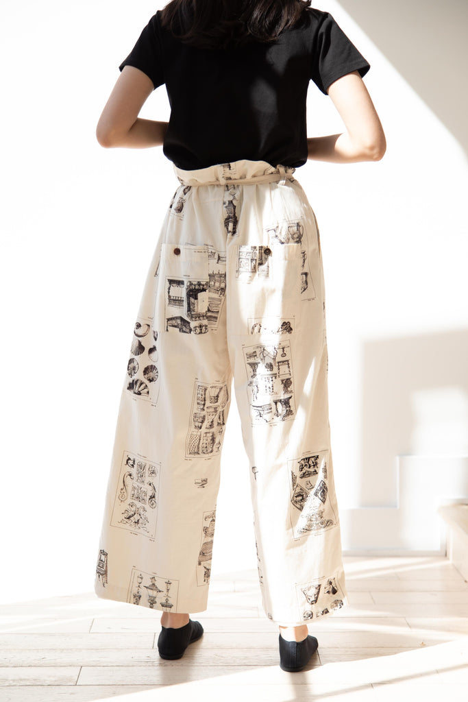 Aleksandr Manamïs | Summer Trousers in Architectural Ornaments