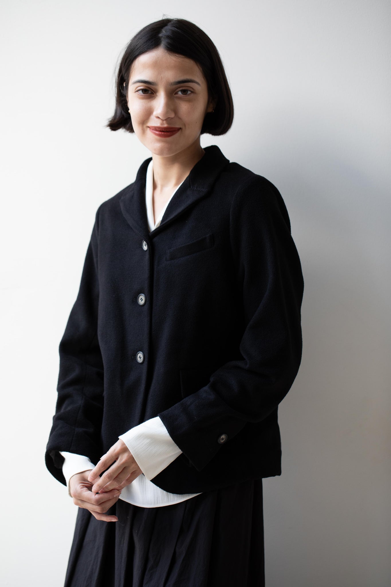 Bergfabel | Tyrol Jacket in Black Cashmere