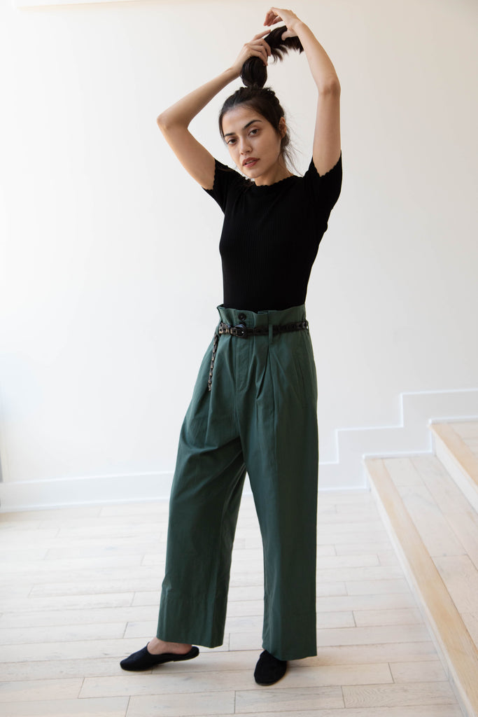 Polder | Antwerp Pant in Dark Green