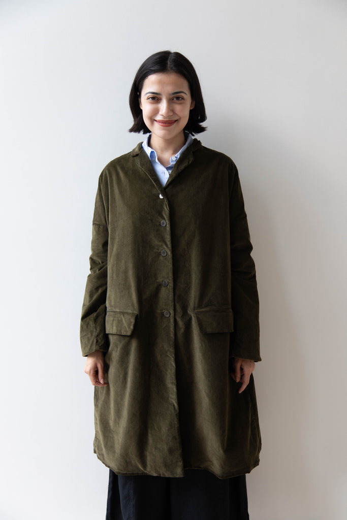 Album di Famiglia | Velvet Coat in Olive