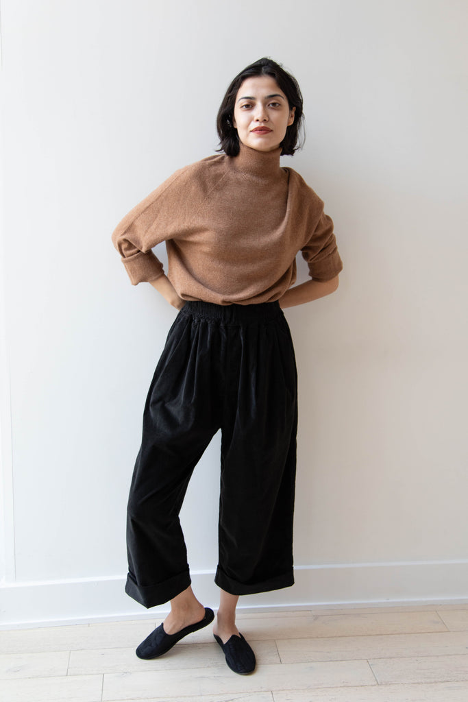Album di Famiglia | Velvet Bragoni Pants in Slate