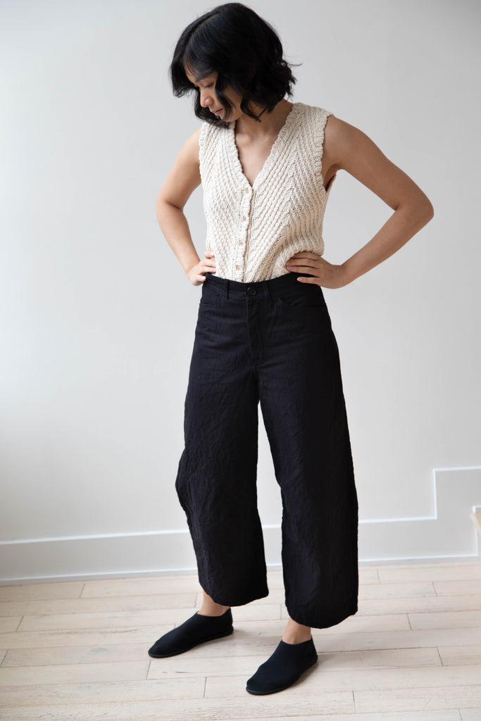 Unkruid | Inmo Trousers in Black Suiting Cloth