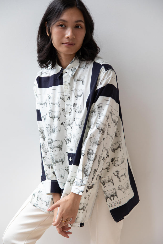 Aseedonclöud | Sheep Scarf Shirt