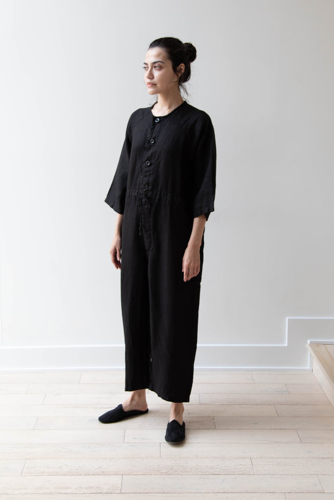 Laboratory | Linen Jumpsuit in Black