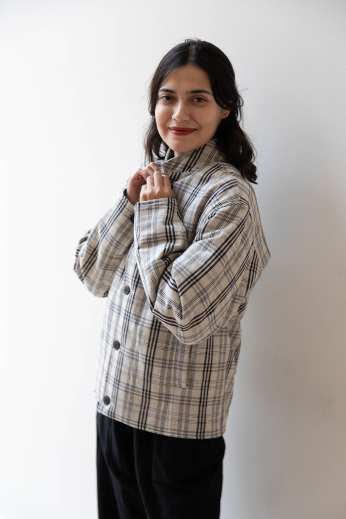 Unkruid | Janker Jacket in Natural Black Kelsch Cloth