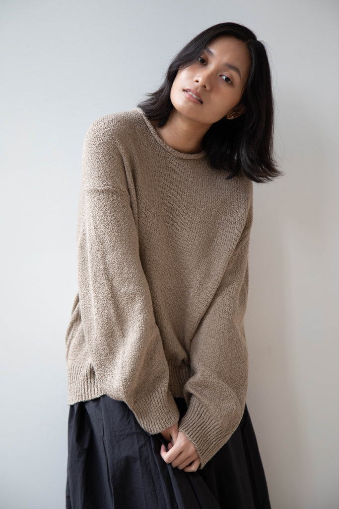 Boboutic | Cotton Sweater in Taupe