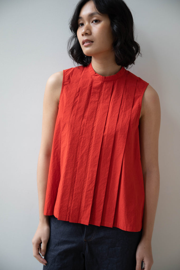 École de Curiosités | Valerie Shirt in Red