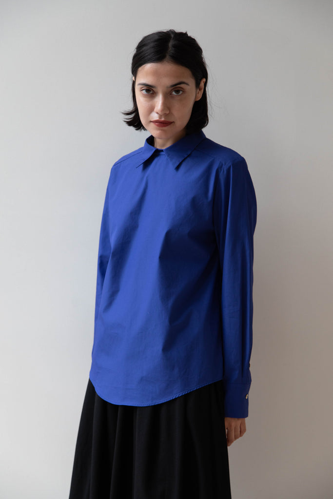 Atlantique Ascoli | Untitled 2 Blouse in Deep Blue