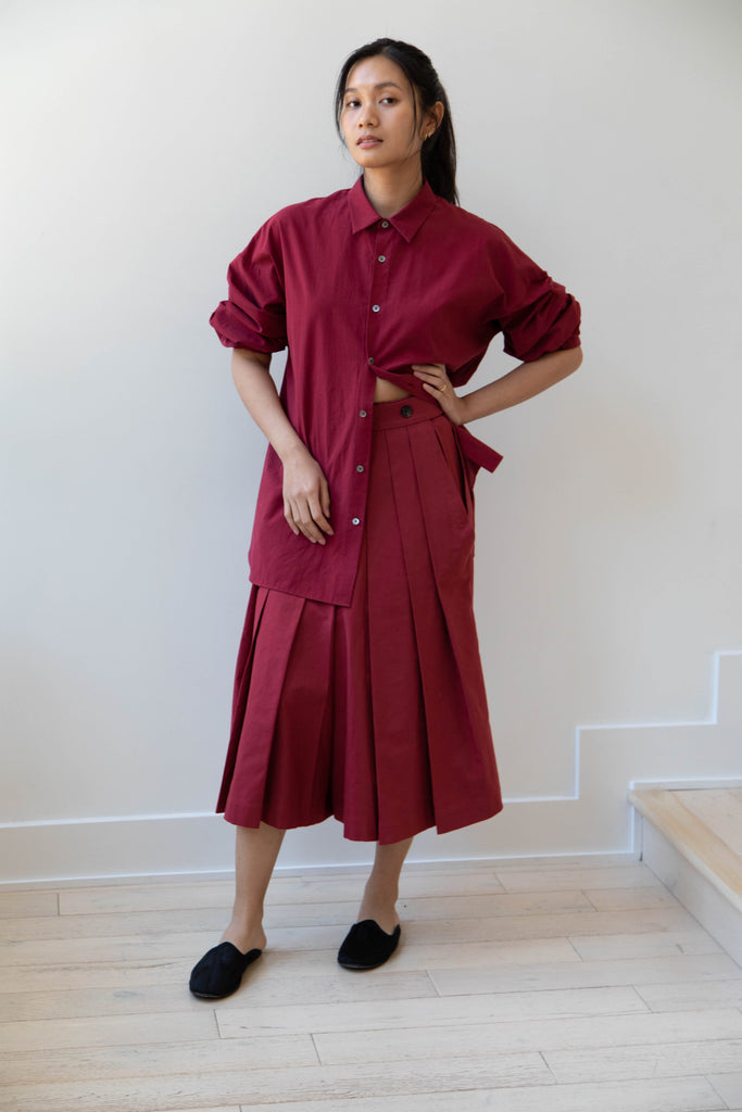 École de Curiosités | Pina Pants in Red Wine