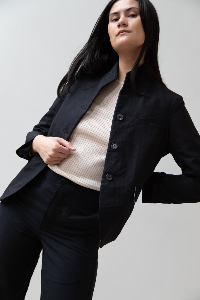 Bergfabel | Tyrol Jacket in Black Secret Dots