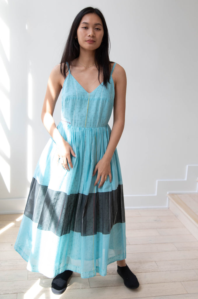 Eka | Caprice Dress in Light Blue Cotton