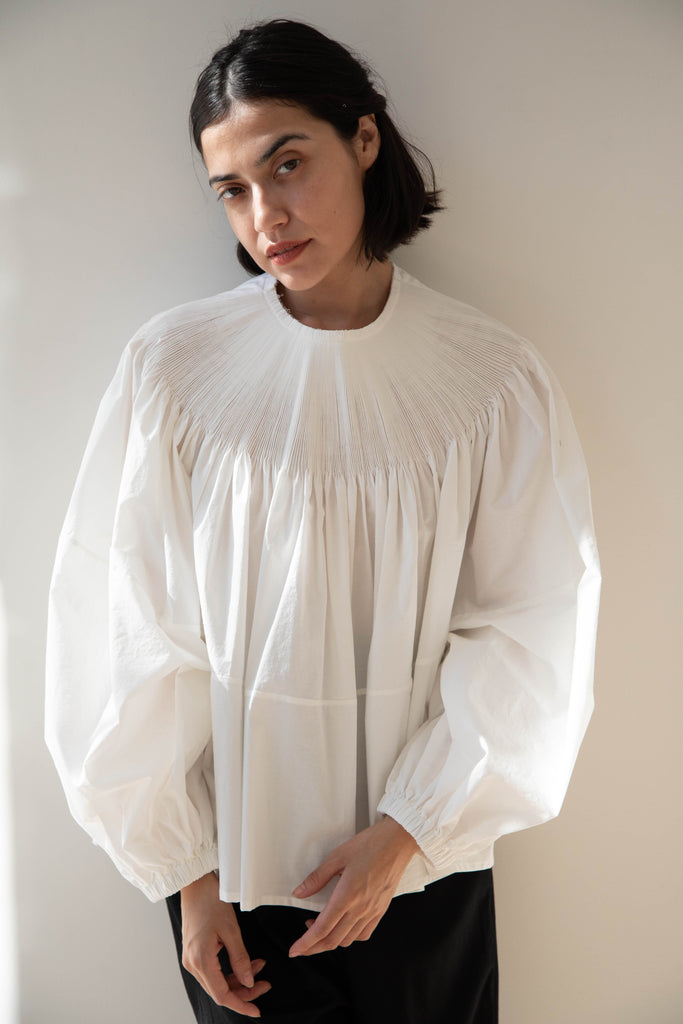 Renata Brenha | Fran Blouse in White Cotton