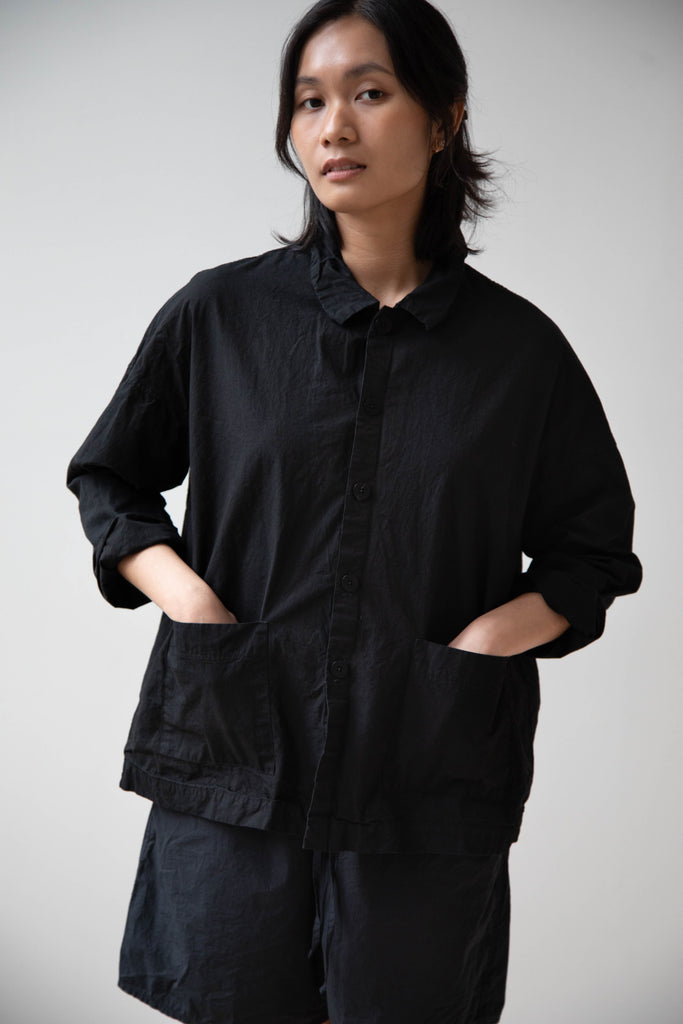 Album di Famiglia | Overshirt CC in Black