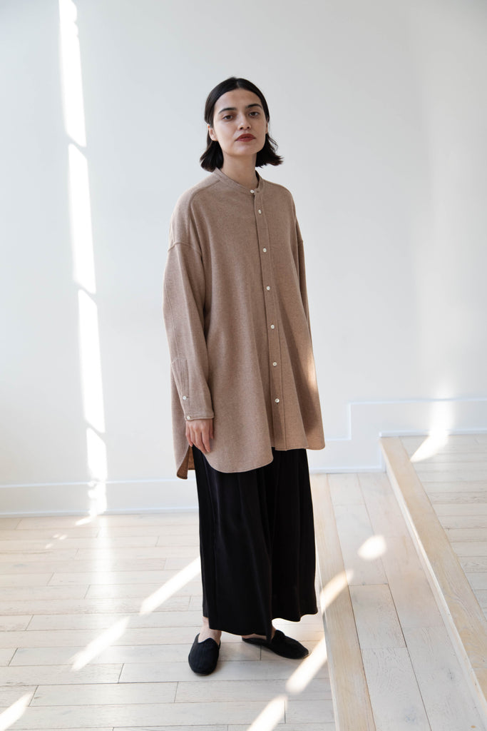 Arts & Science | Open Front Night Shirt in Cashmere & Wool