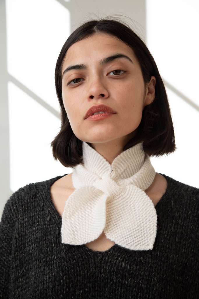 Makié | Cashmere Neck Scarf in Ivory