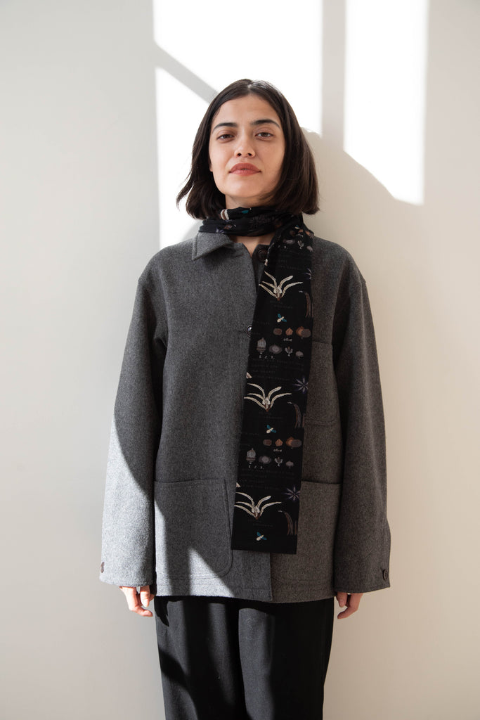 Antipast | Botanical Scarf in Black