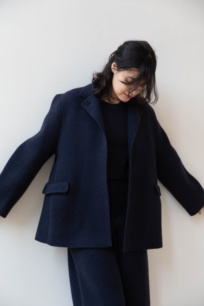 Boboutic | Double Outerwear Jacket in Navy