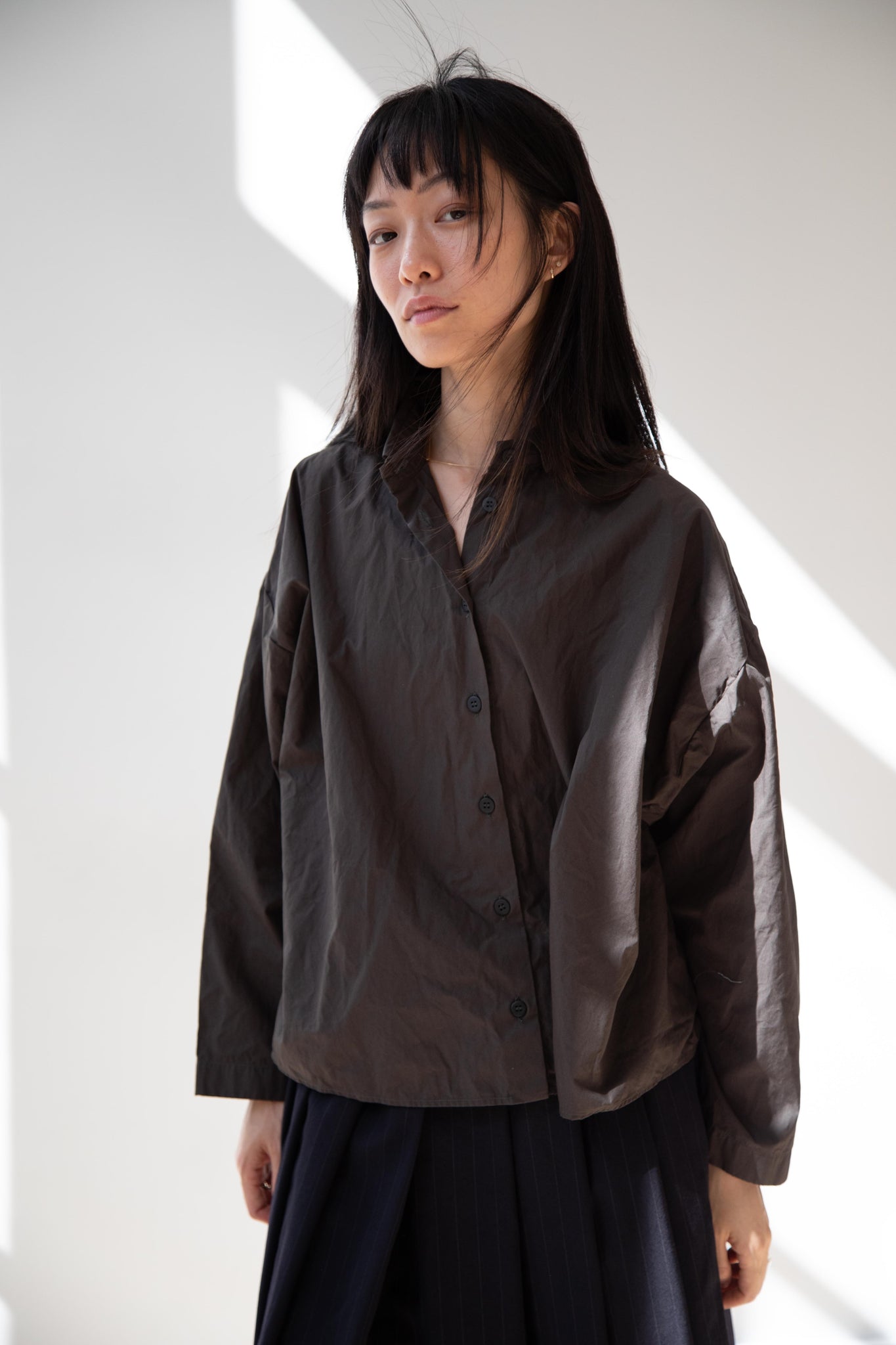 Bergfabel | Short Overshirt in Moss