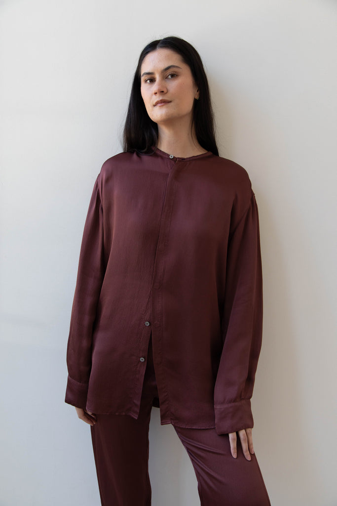 Barena Venezia | Molli Ondina Blouse in Vino