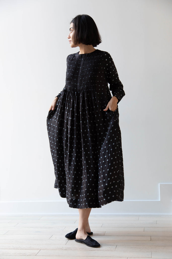 Maku | Farid Dress in Bandhani Silk