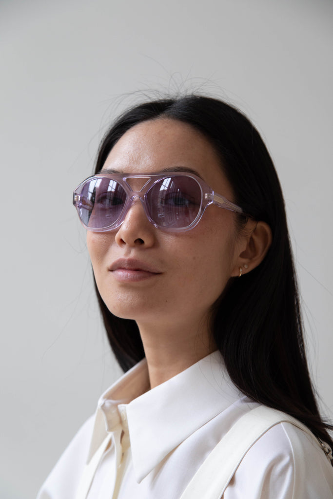 Eva Masaki | Chiyo Sunglasses in Water