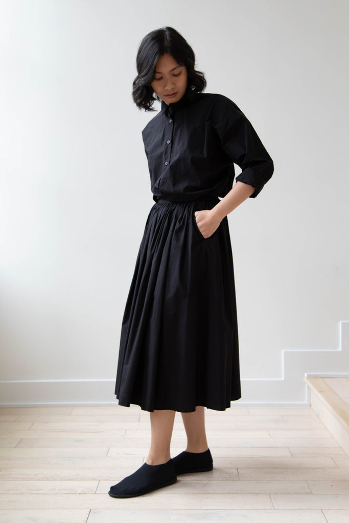 Nothing Written | Serto Gathered Skirt in Black