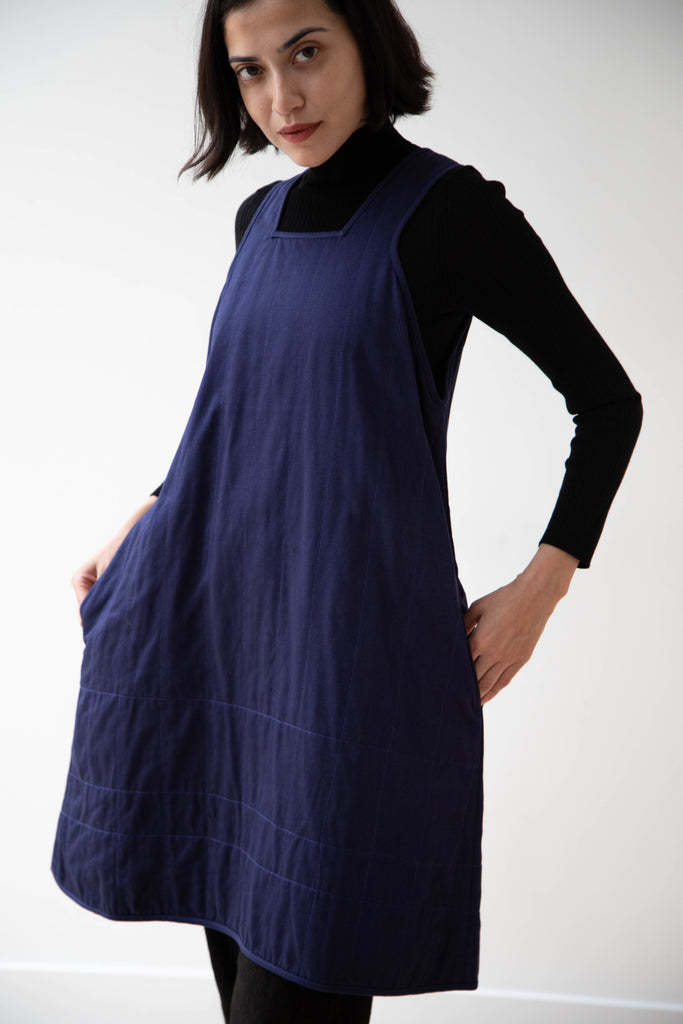 Khadi & Co. | Turmeric Dress in Indigo