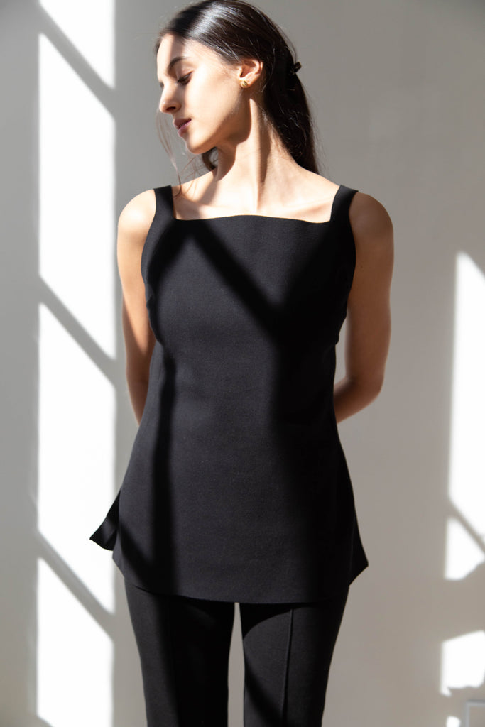 High Sport | Asher Apron Top in Black