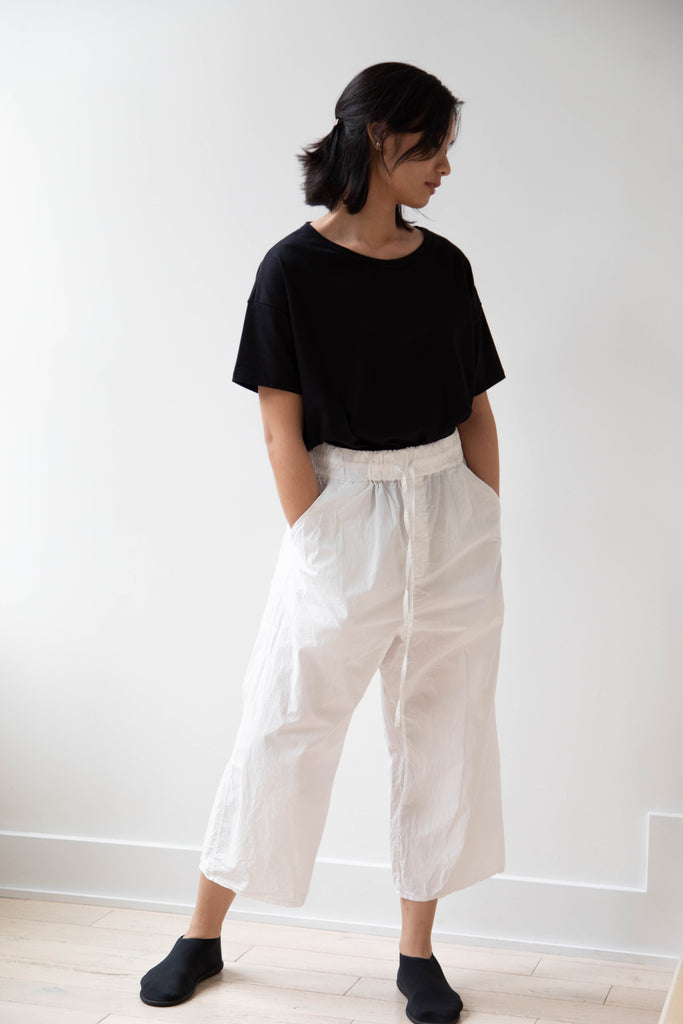 Album di Famiglia | Wide & Short Trouser TC in Milk