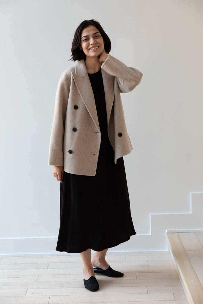The Loom | Wool Cashmere Jacket in Oatmeal