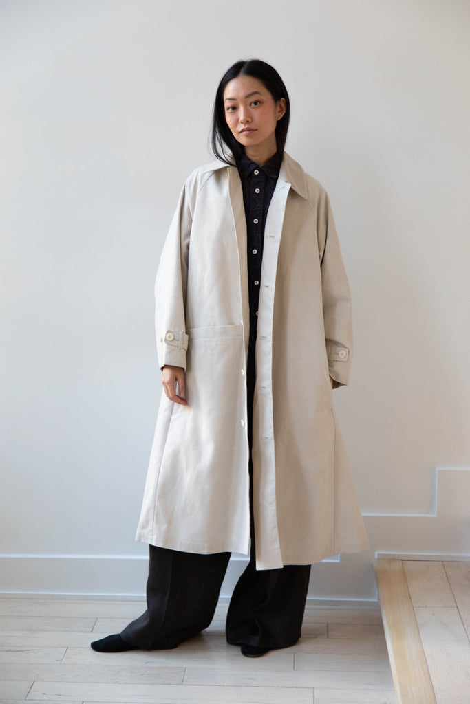 Aseedonclöud | Laboratory Coat in Light Grey Cotton