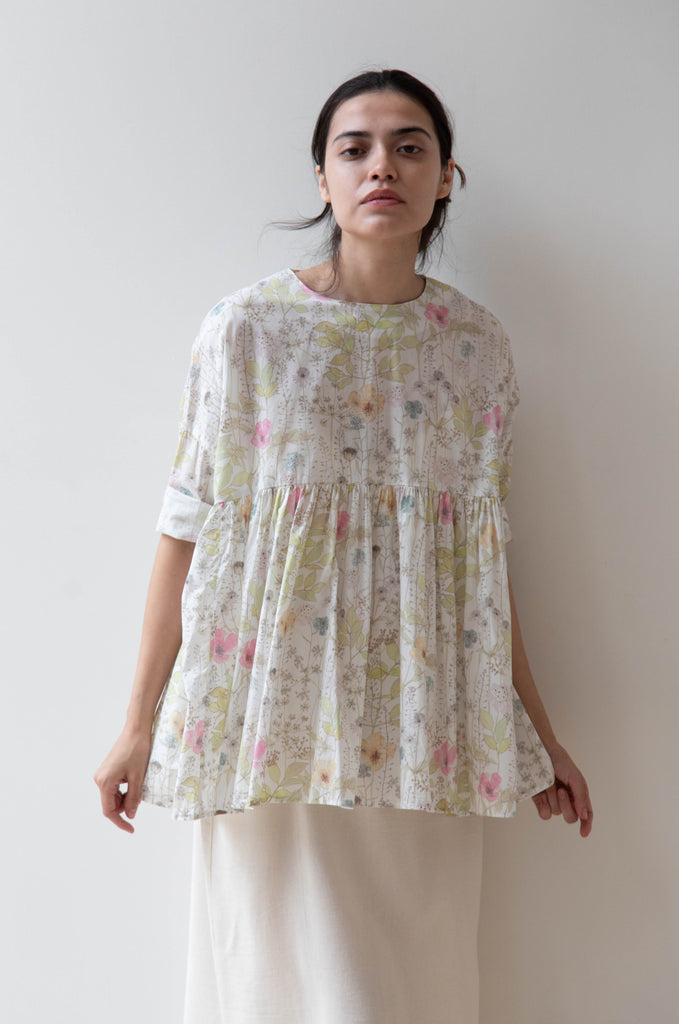 Gauze | Gather Blouse in Irma's Meadow by Liberty of London