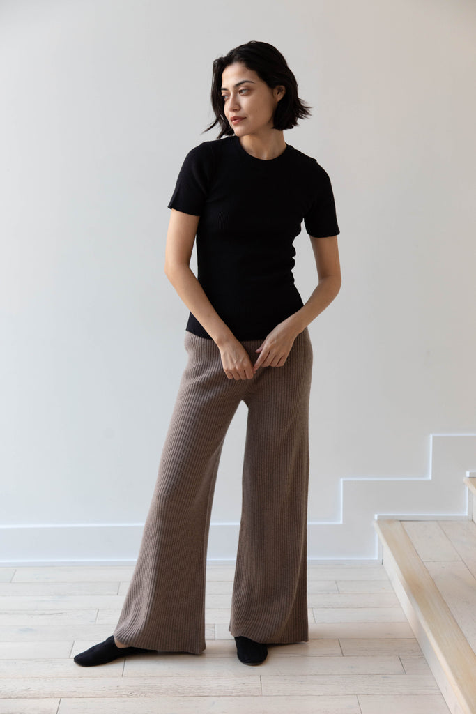 The Loom | Knit Pants in Brown