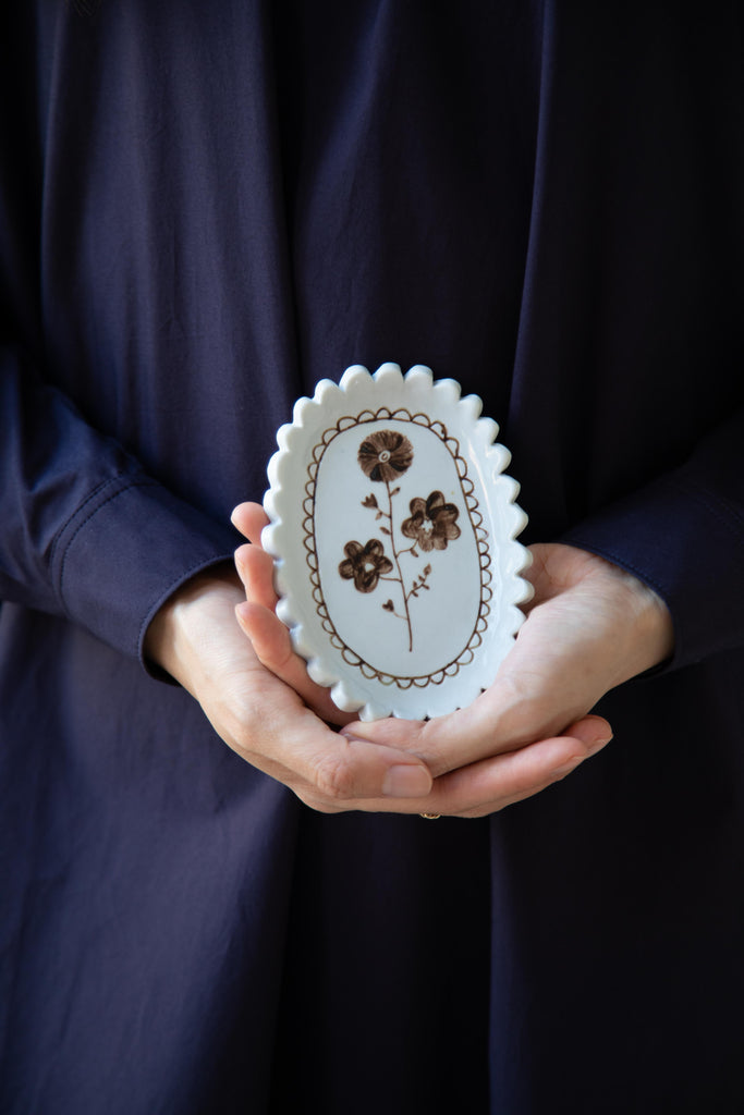 Stephanie Dawn Matthias | Alpage Scalloped Oval Ring Dish