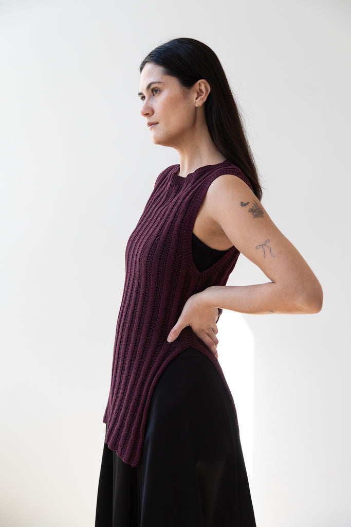 Barena Venezia | Perry Marris Top in Vino Knit