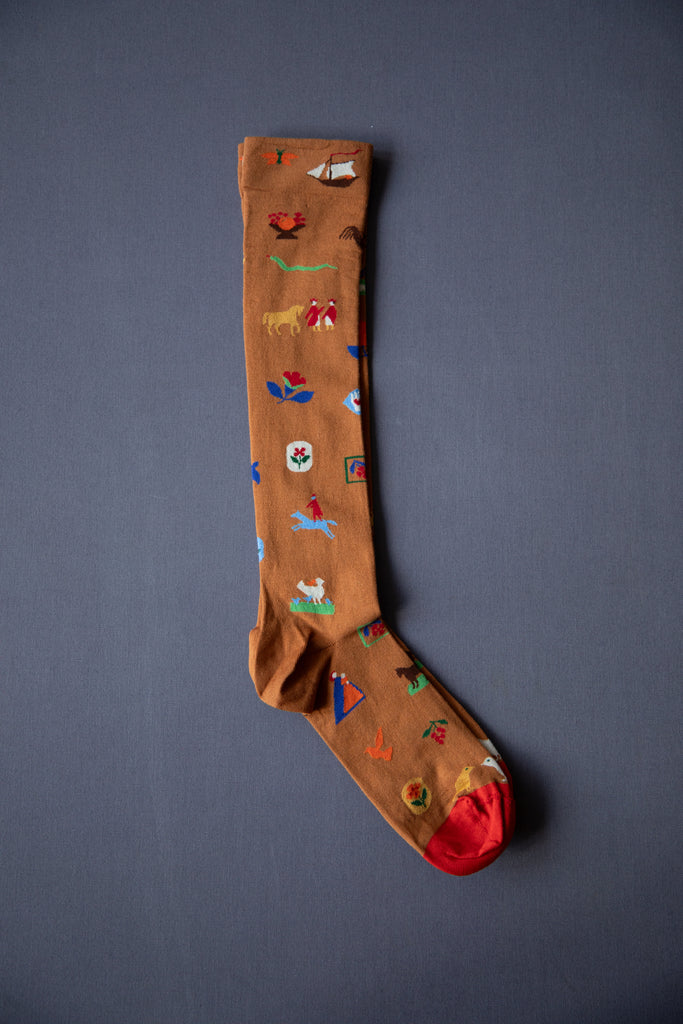 Bonne Maison | Country Life Tall Socks
