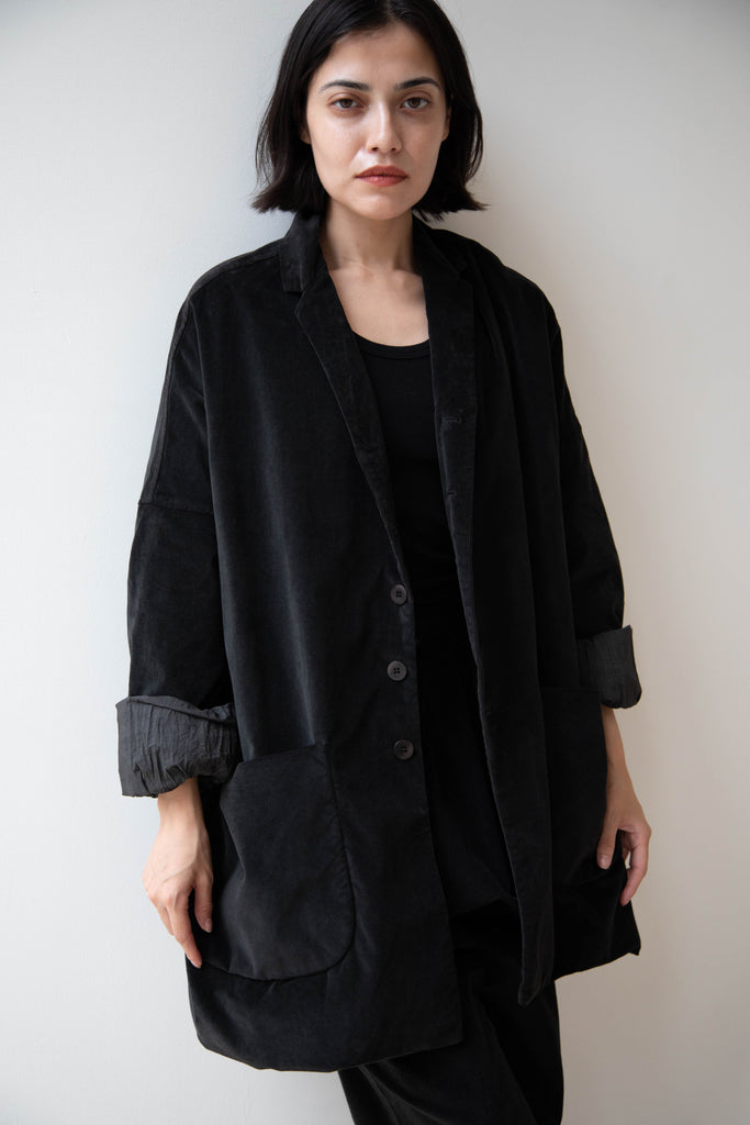 Album di Famiglia | Velvet Big Blazer in Slate