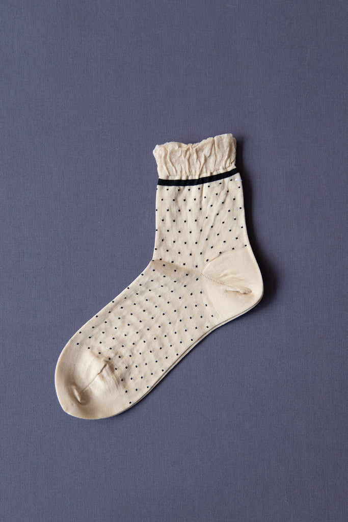 Antipast | Sky Point Socks in Ivory