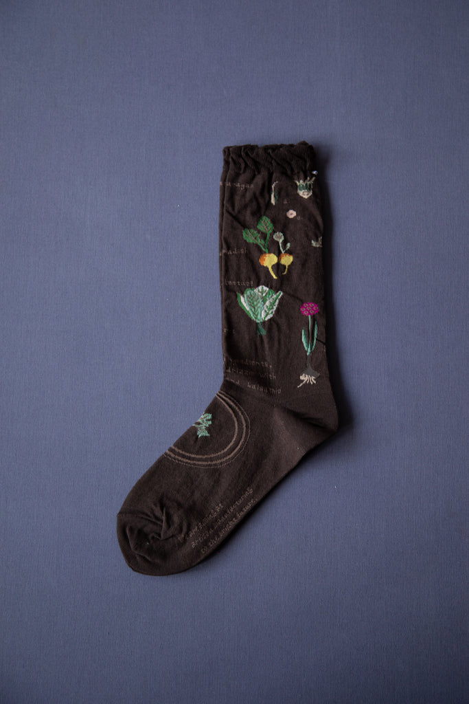 Antipast | Salad Sock in Dark Brown