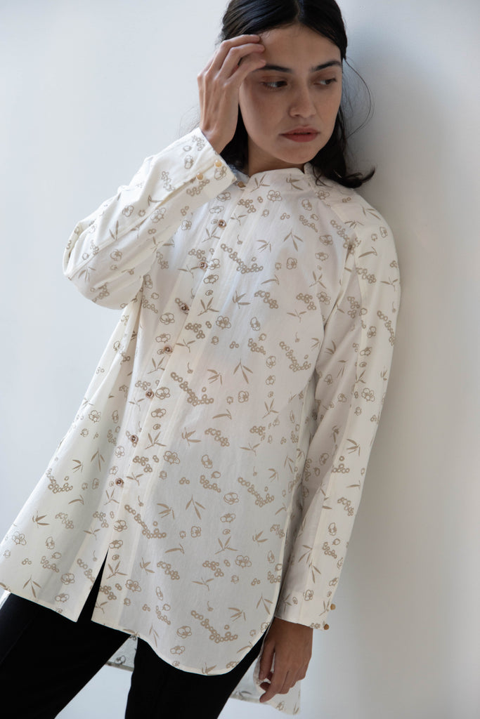 Seventyfive | Printed Petal Shirt