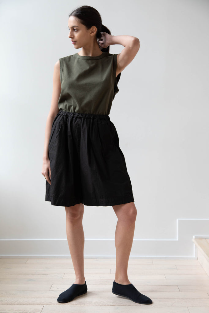 Manuelle Guibal | Dandy Shorts in Black Cotton