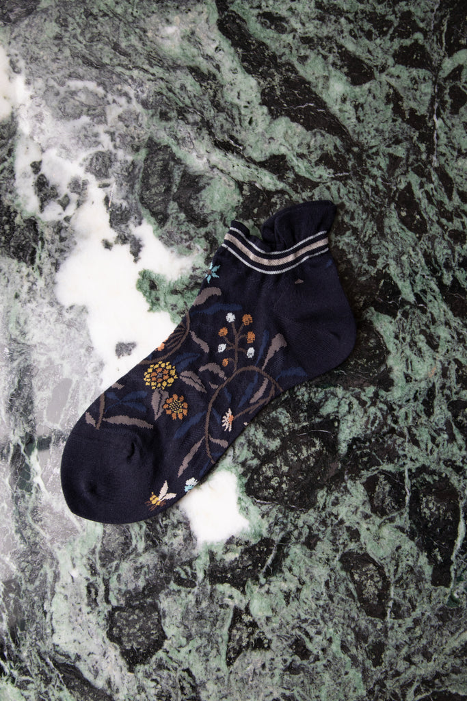 Antipast | Like a Picture Botanical Socks in Navy