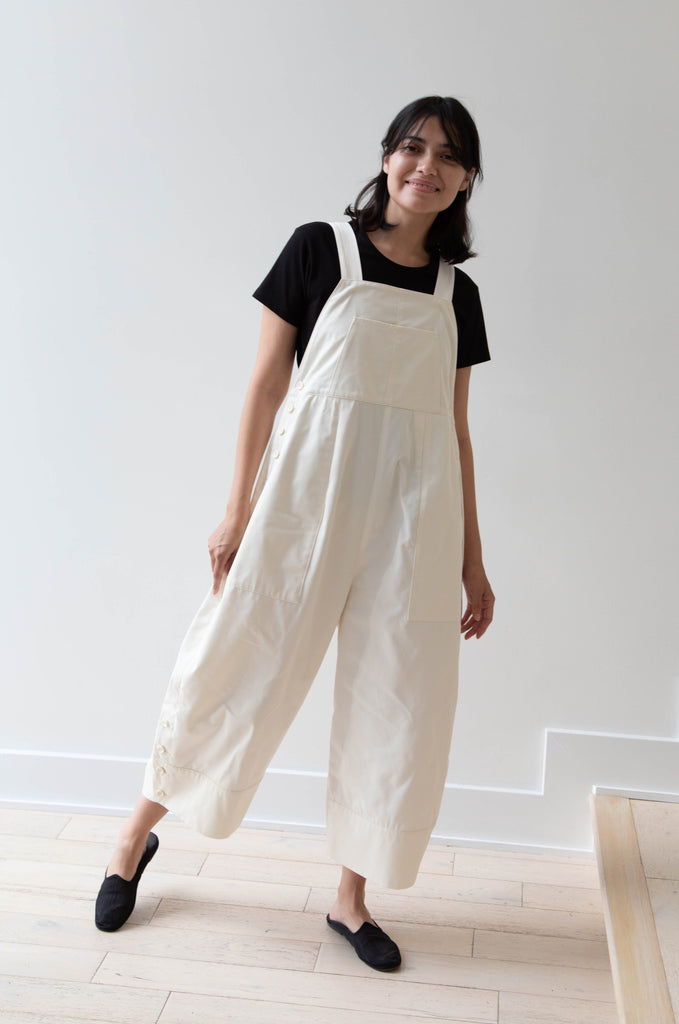 Tenne Handcrafted Modern | Egg Overalls in Cream