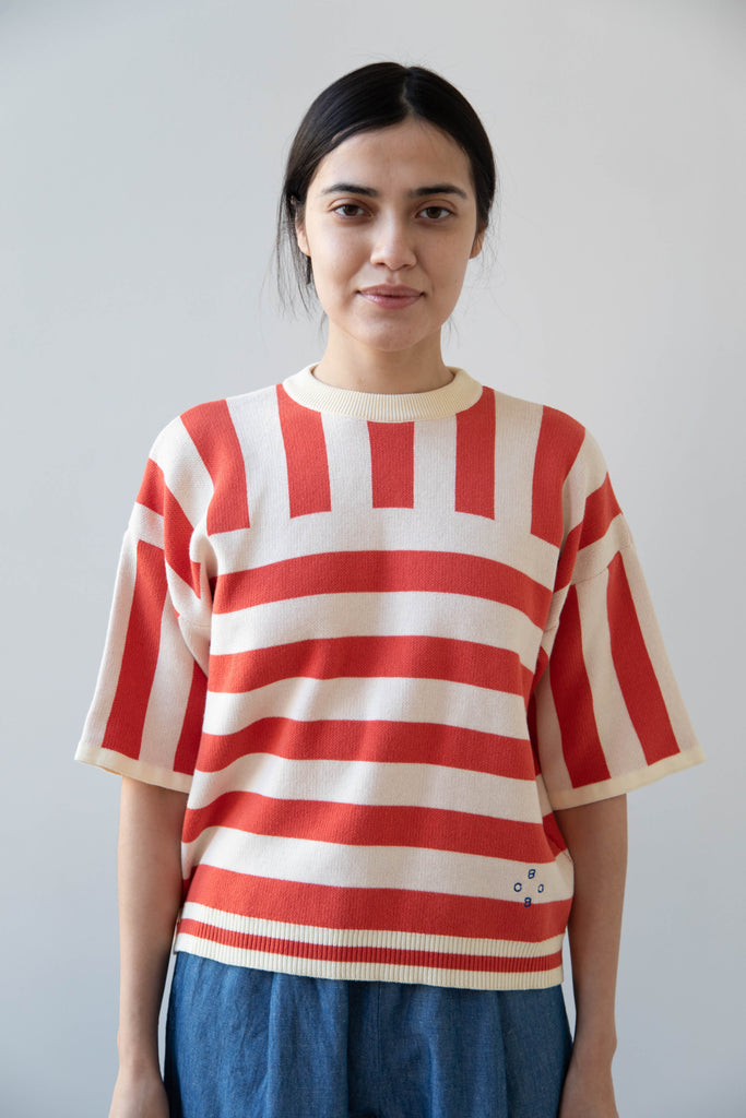Bobo Choses | Stripe Knit T-Shirt