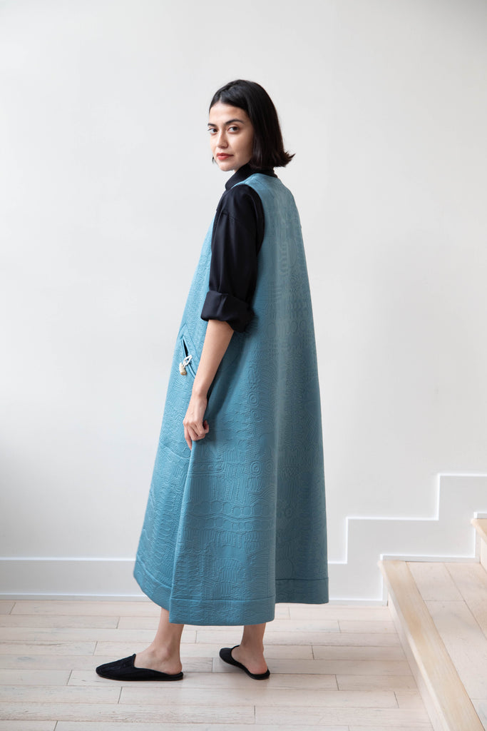 Aseedonclöud | Forest King Dress in Blue