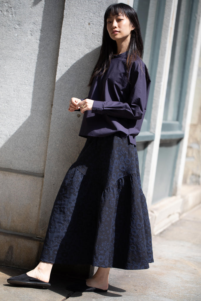 Fabiana Pigna | Safo Skirt in Floral Jacquard